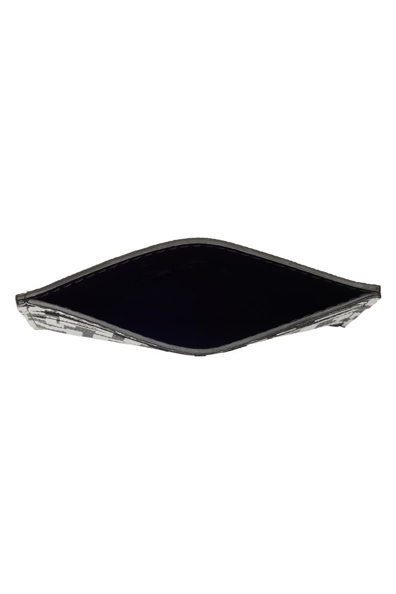 Logo Print Cardholder, Alternate, color, BLACK/ WHITE