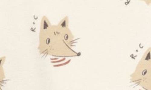 Rylee + Cru Kids' Coyote Print Sweatshirt In White