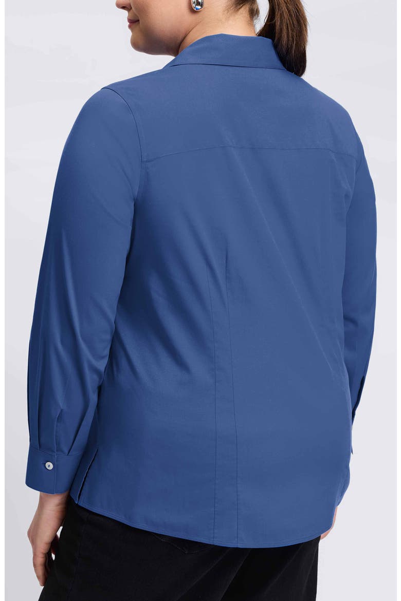 Taylor Non-Iron Long Sleeve Stretch Button-Up Shirt, Alternate, color, PACIFIC BLUE