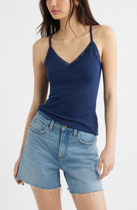 Lace Trim V-Neck Camisole