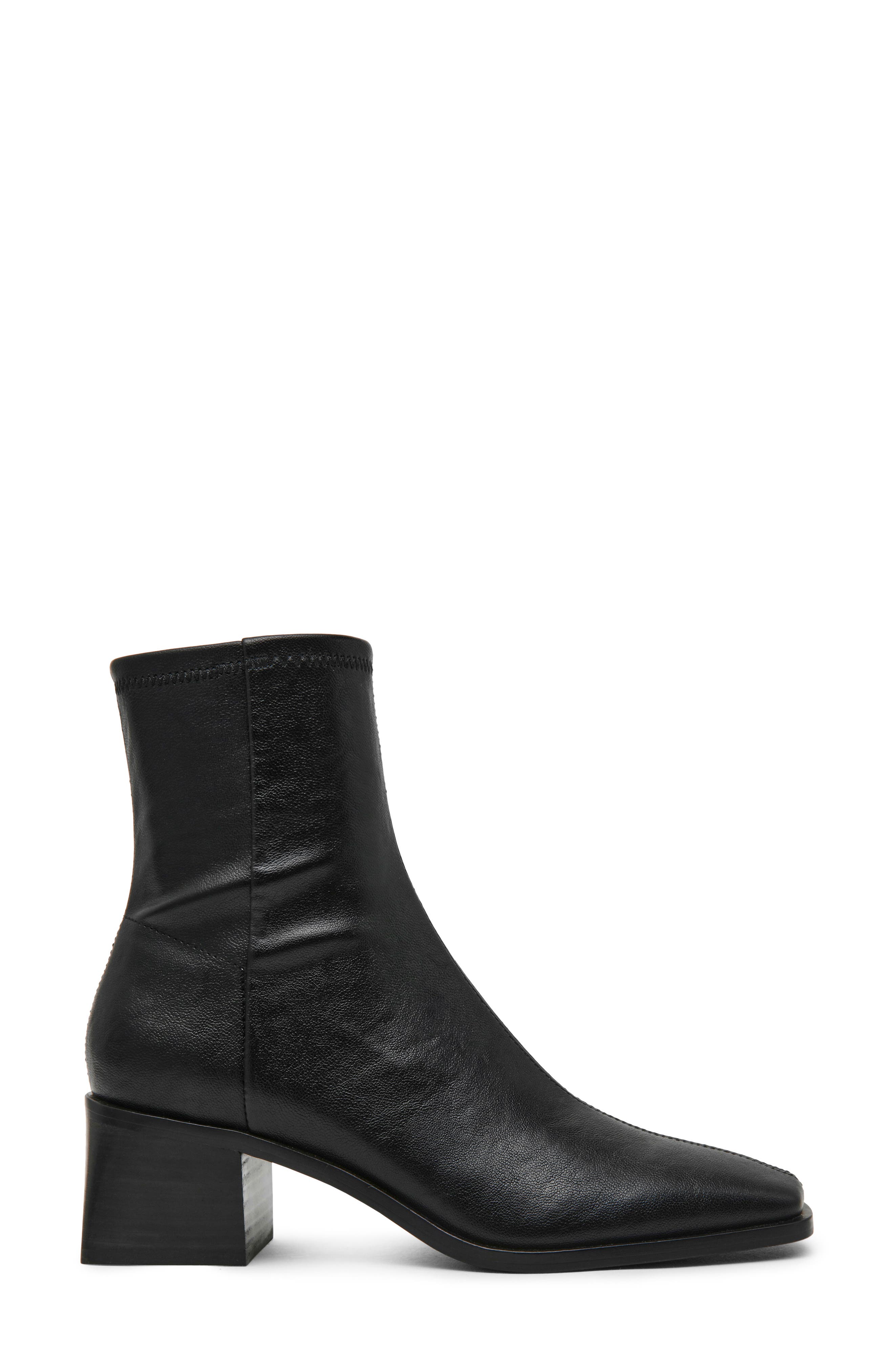 Eralyn Block Heel Bootie, Alternate, color, BLACK