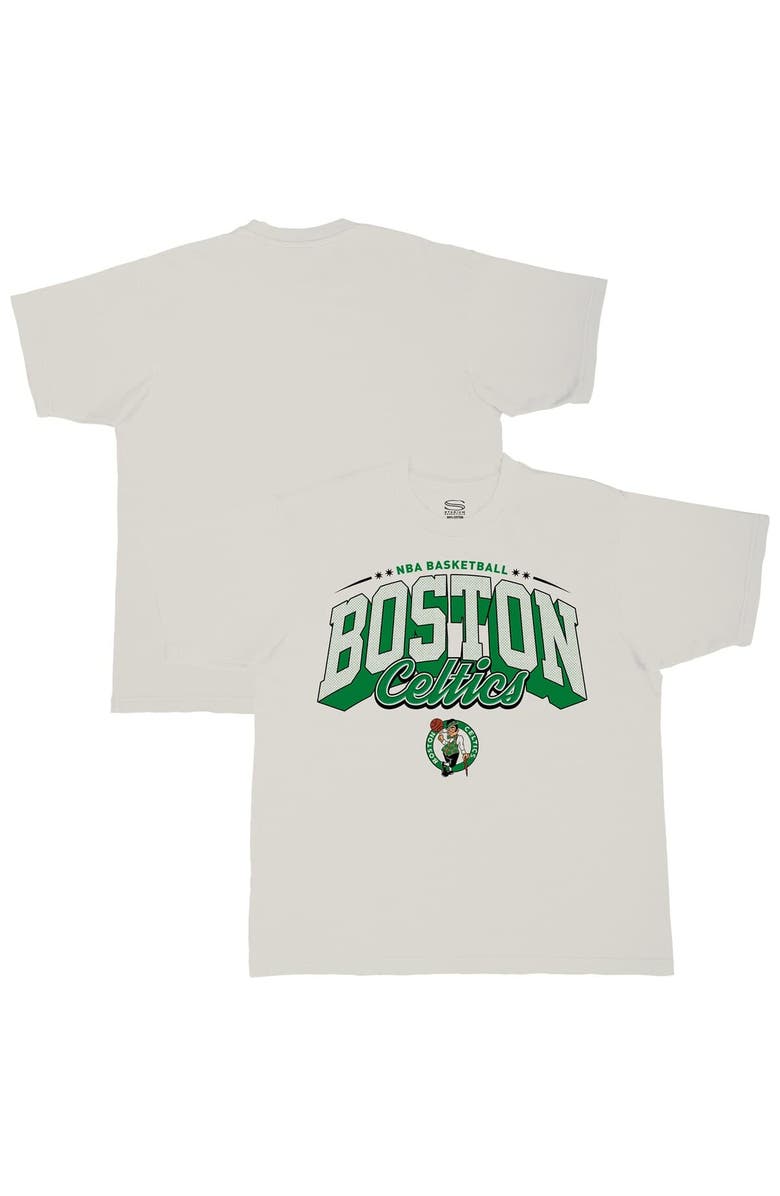 Stadium Essentials Men's Stadium Essentials  Cream Boston Celtics Your Way Oversized Urban T-Shirt, Alternate, color, Cream