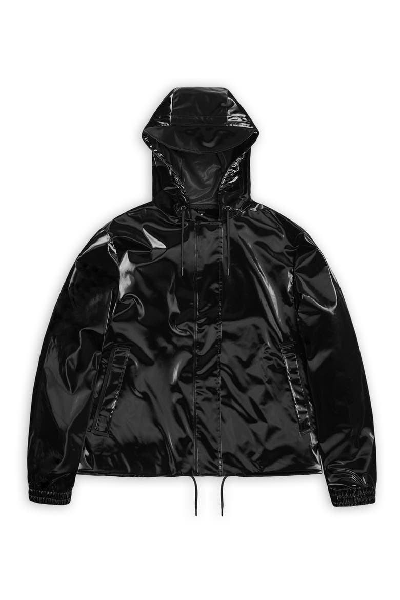 Waterproof Hooded Rain Jacket, Alternate, color, NIGHT