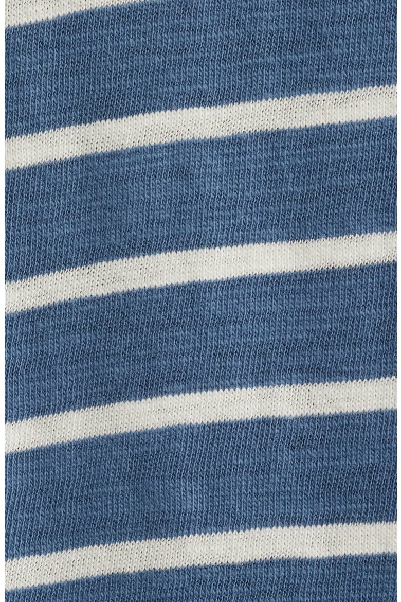 Sunwashed Slub Organic Cotton Hoodie, Alternate, color, BREAKER BLUE BRETON STRIPE
