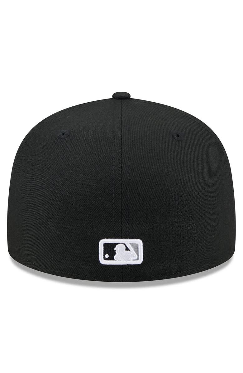 New Era Men's New Era  Black Chicago White Sox 2025 Jackie Robinson Day 59FIFTY Fitted Hat, Alternate, color, 