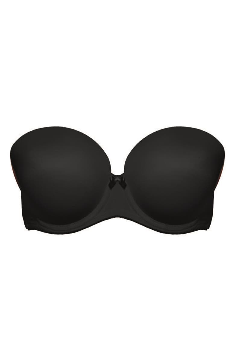 Freya 'Deco' Convertible Strapless Underwire Bra, Alternate, color, Black