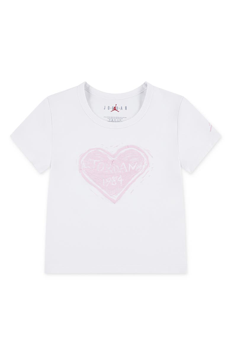 Jordan Kids' Tree Etch Graphic T-Shirt, Main, color, White