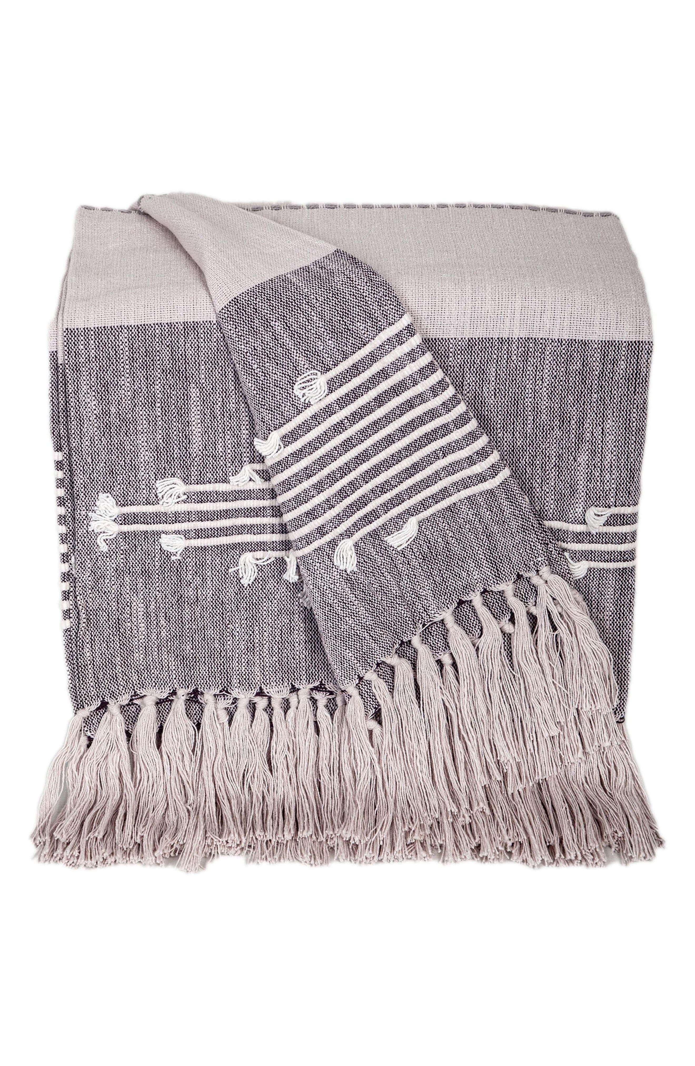 Adonia Tasseled Throw Blanket