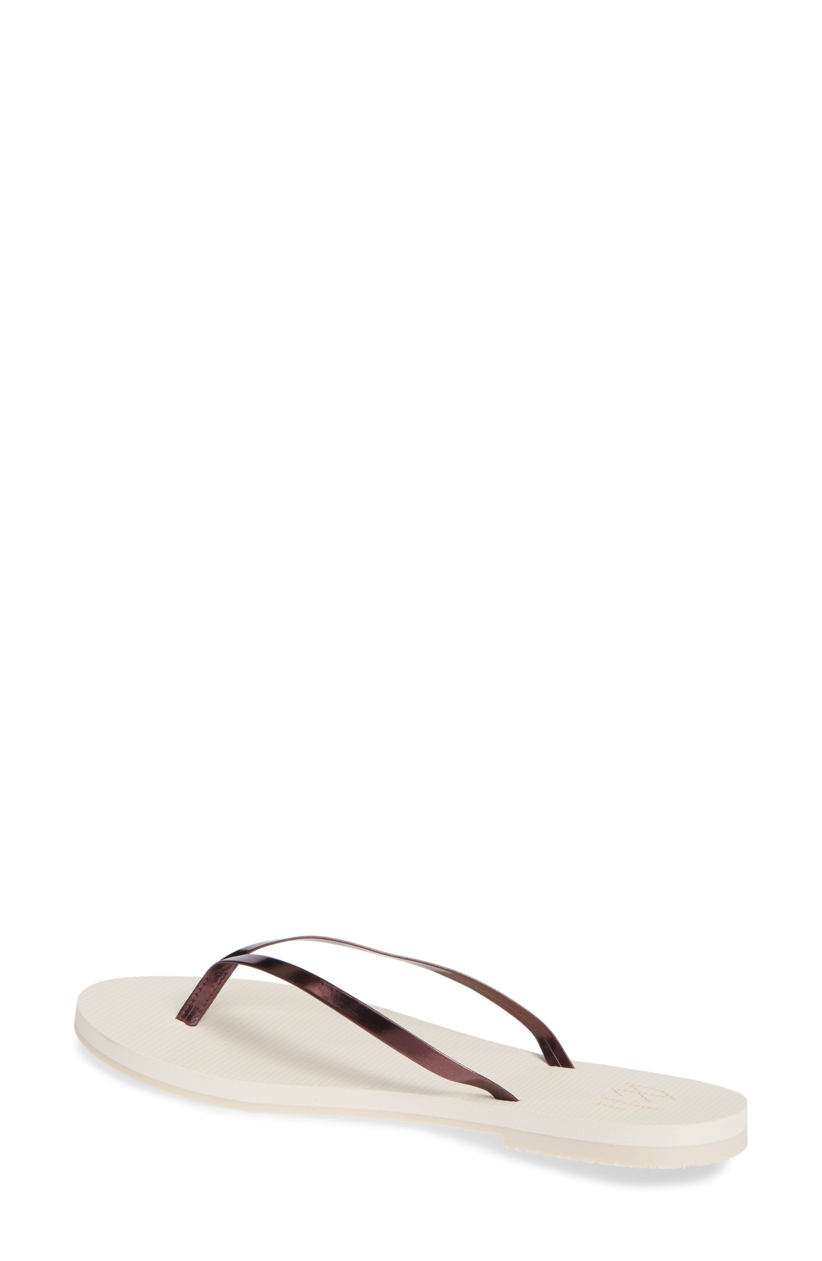 Lux Thong Sandal, Alternate, color, IRISH COFFEE