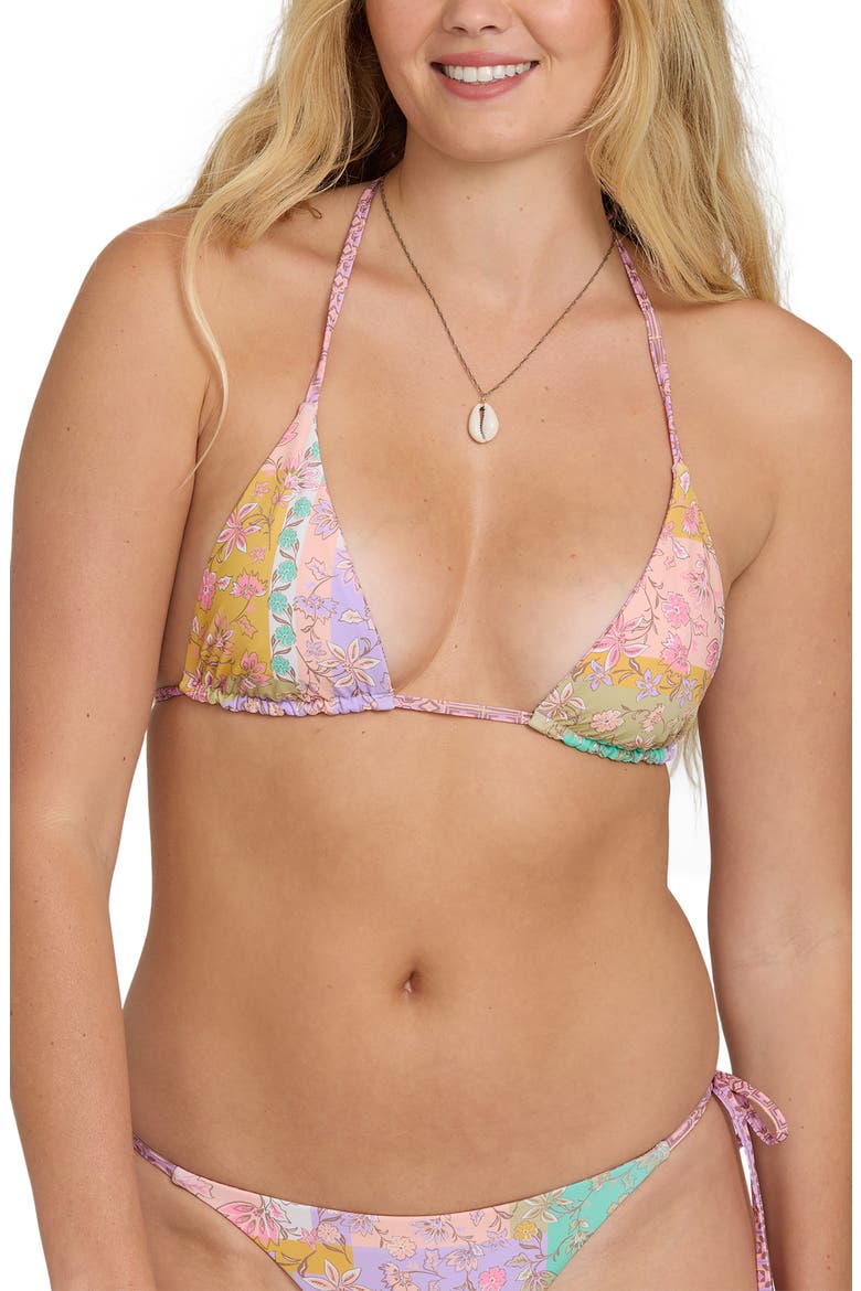 Reversible Multifit Triangle Bikini Top, Alternate, color, SWEET LILAC