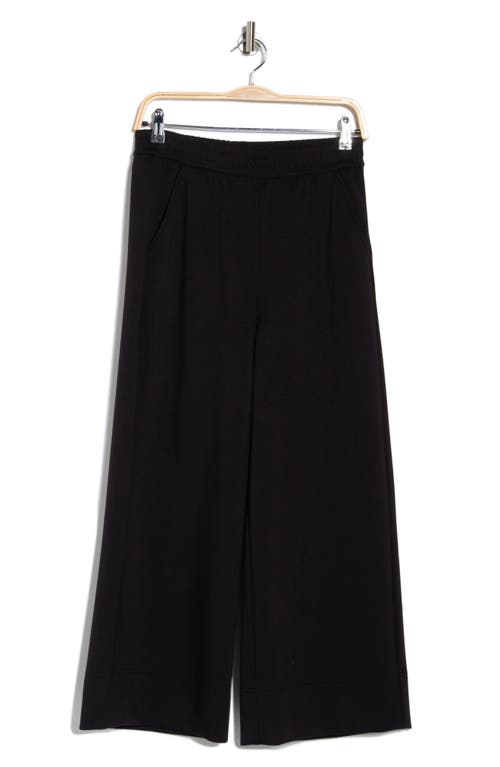 Caslon ® Scuba Wide Leg Pants In Black