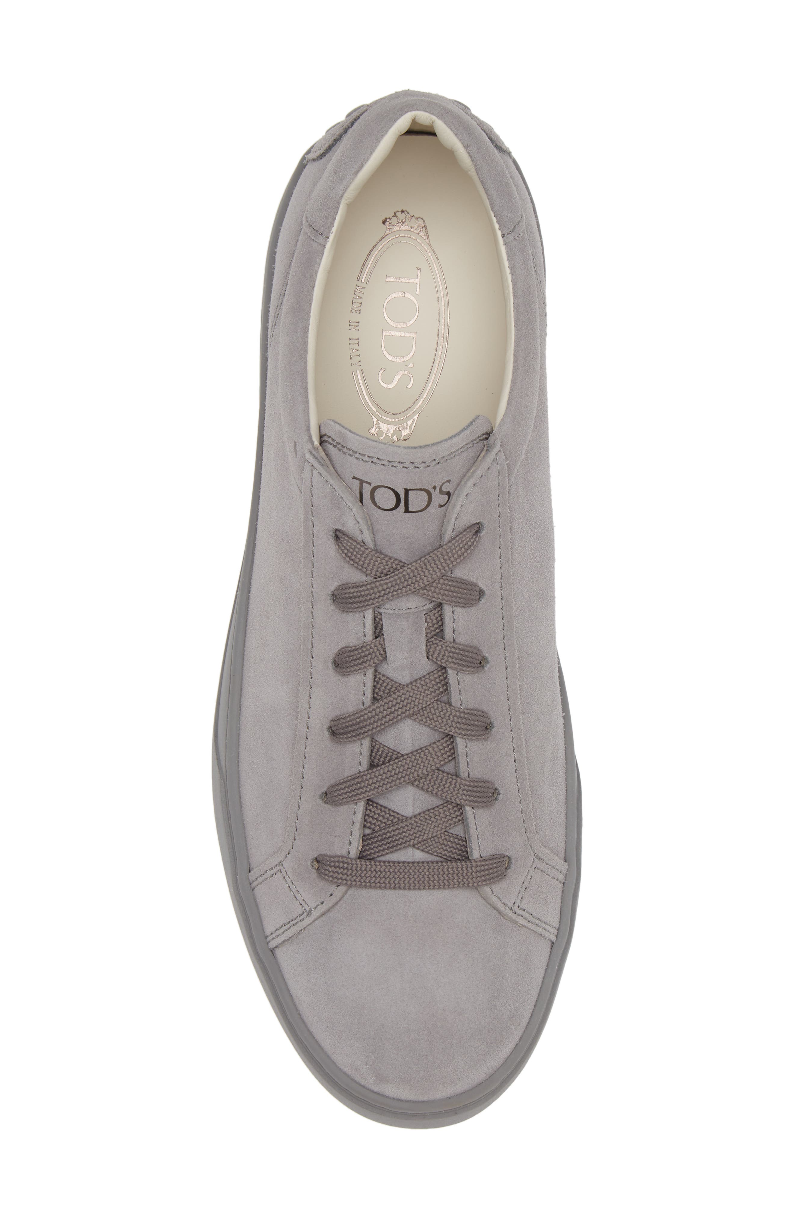 Tod's Low Top Sneaker, Alternate, color, Grigio Mouse