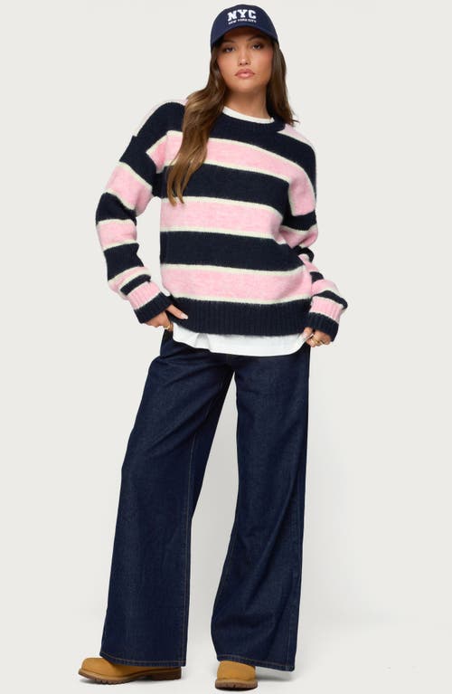 Edikted Conrad Stripe Sweater In Multi