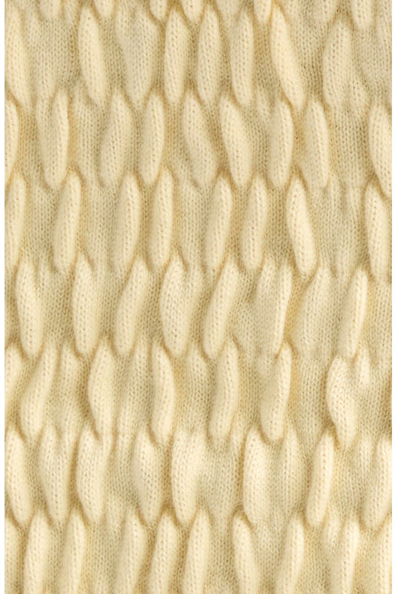 The Shirred Knit Cotton & Cashmere Camisole, Alternate, color, LEMON