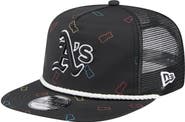New Era Men's New Era Black Athletics Gummy Golfer Trucker Adjustable Hat
