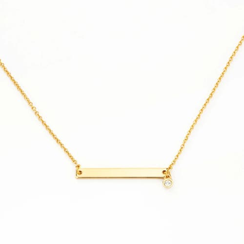 Fosterie Horizon Necklace In Gold