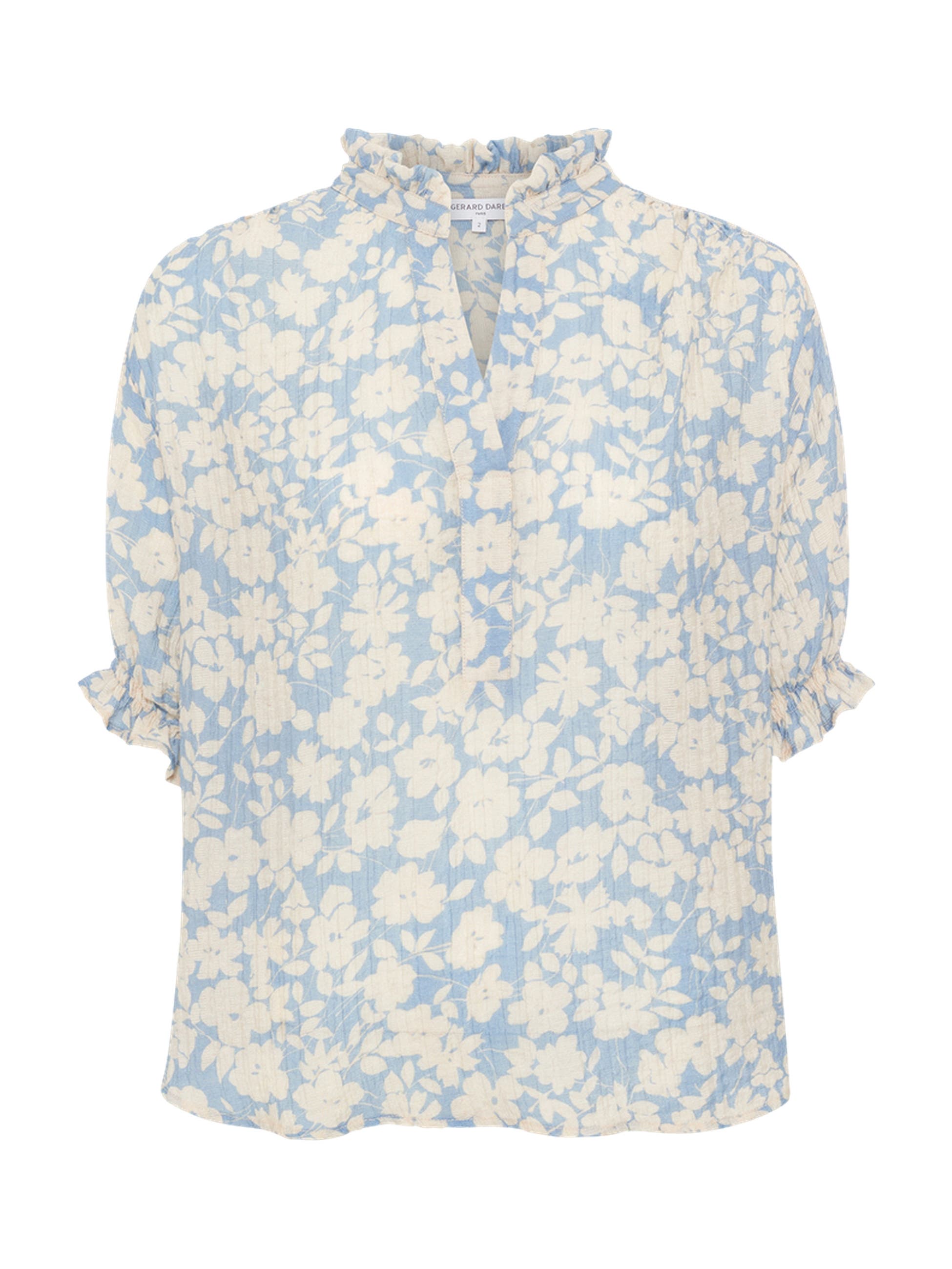 Cephise Floral Print Blouse - image 2