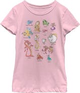 Disney Girl's Disney Sidekicks Sketch Graphic T-Shirt