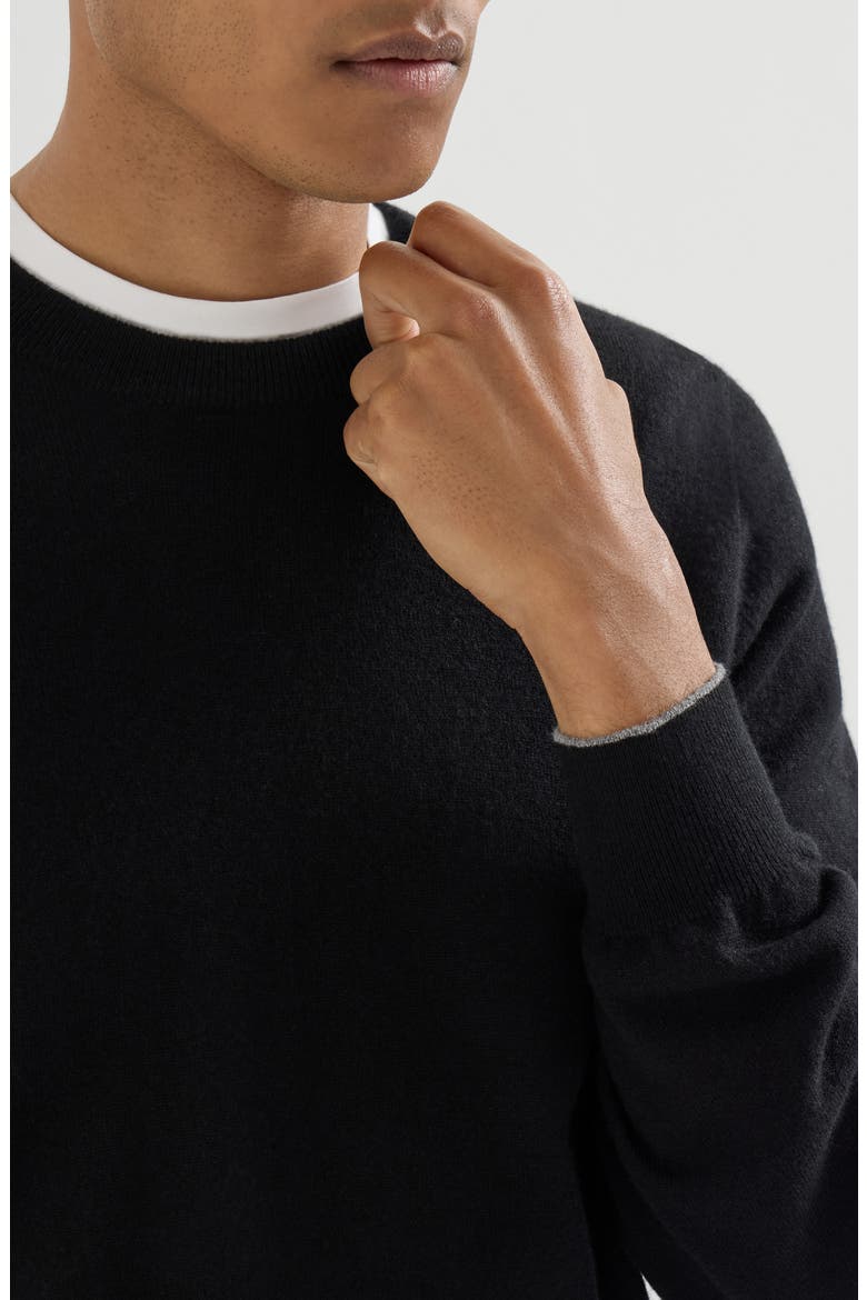 Cashmere sweater, Alternate, color, Black
