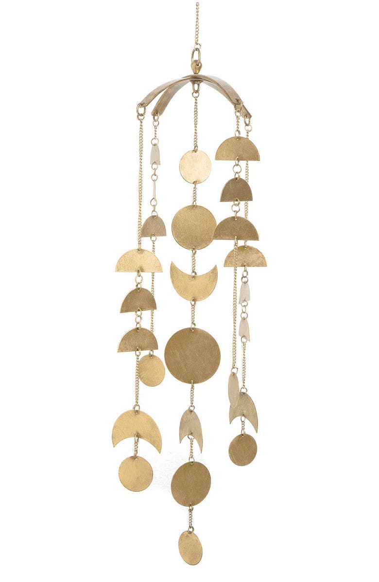 CRANE BABY Luna Moon Phase Ceiling Hanging Décor, Main, color, Copper