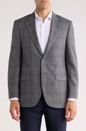 Peter Millar Flynn Classic Fit Plaid Wool Sport Coat