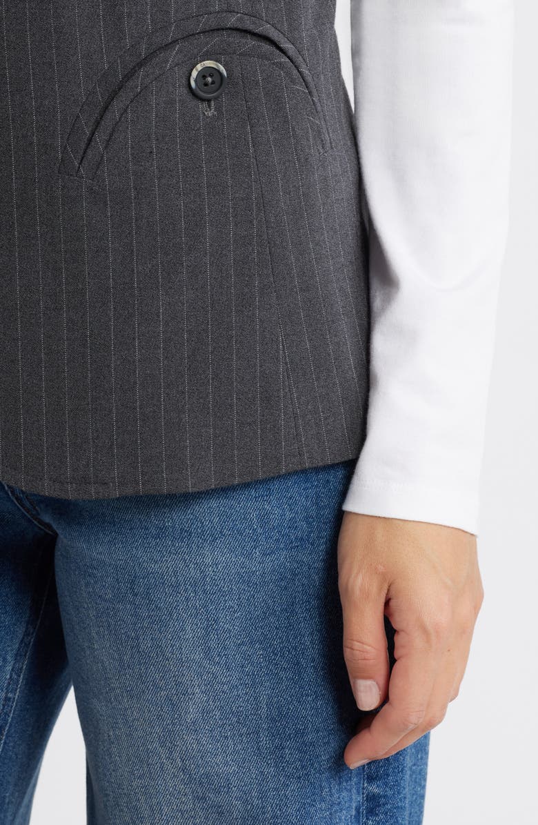 Wit & Wisdom Oversize Single Breasted Vest, Alternate, color, 