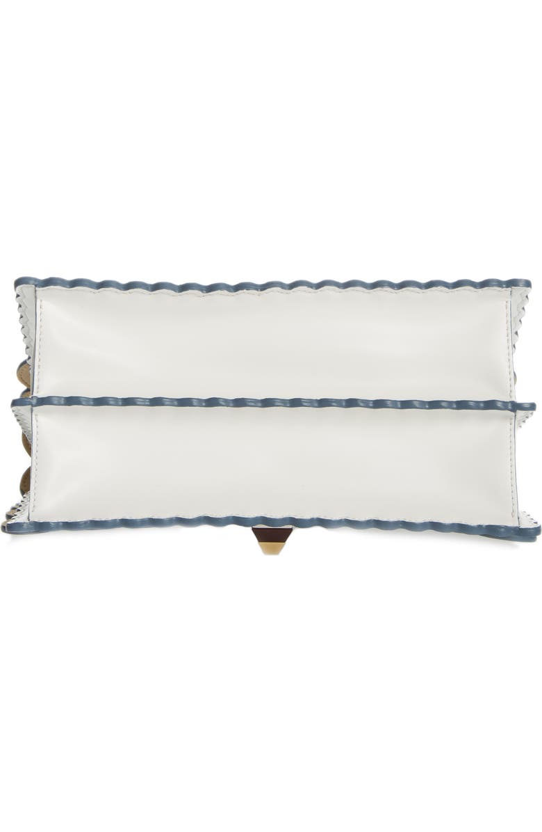 Fendi Kan I Scallop Leather Shoulder Bag, Alternate, color,