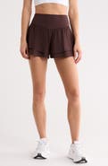YOGALICIOUS Lightstreme Flirty 2-in-1 Active Shorts