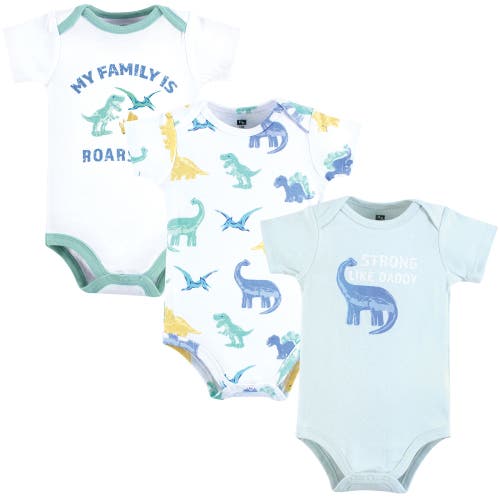 Hudson Baby Soft Cotton Bodysuit Triple Pack