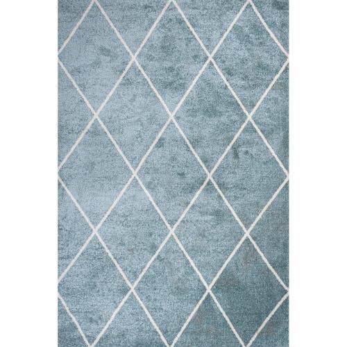 Jonathan Y Cole Minimalist Diamond Trellis Area Rug In Sapphire