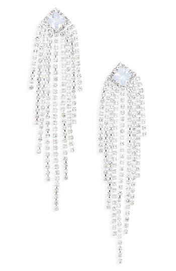 Tasha Crystal Fringe Drop Earrings