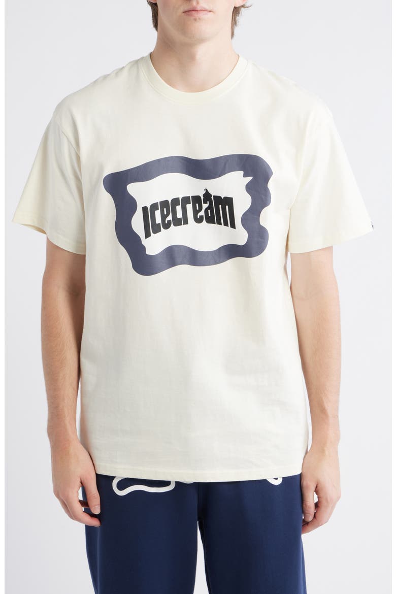 Flag Graphic T-Shirt, Main, color, ANTIQUE WHITE