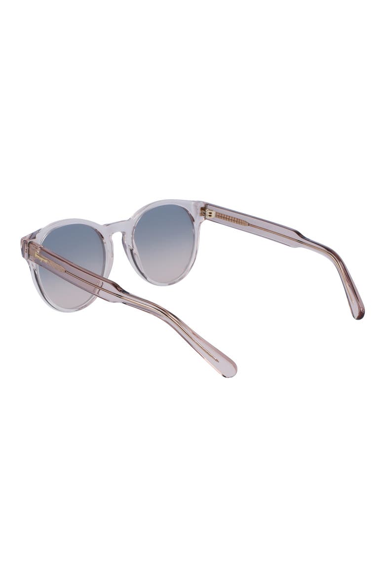 52mm Tea Cup Sunglasses, Alternate, color, CRYSTAL NUDE