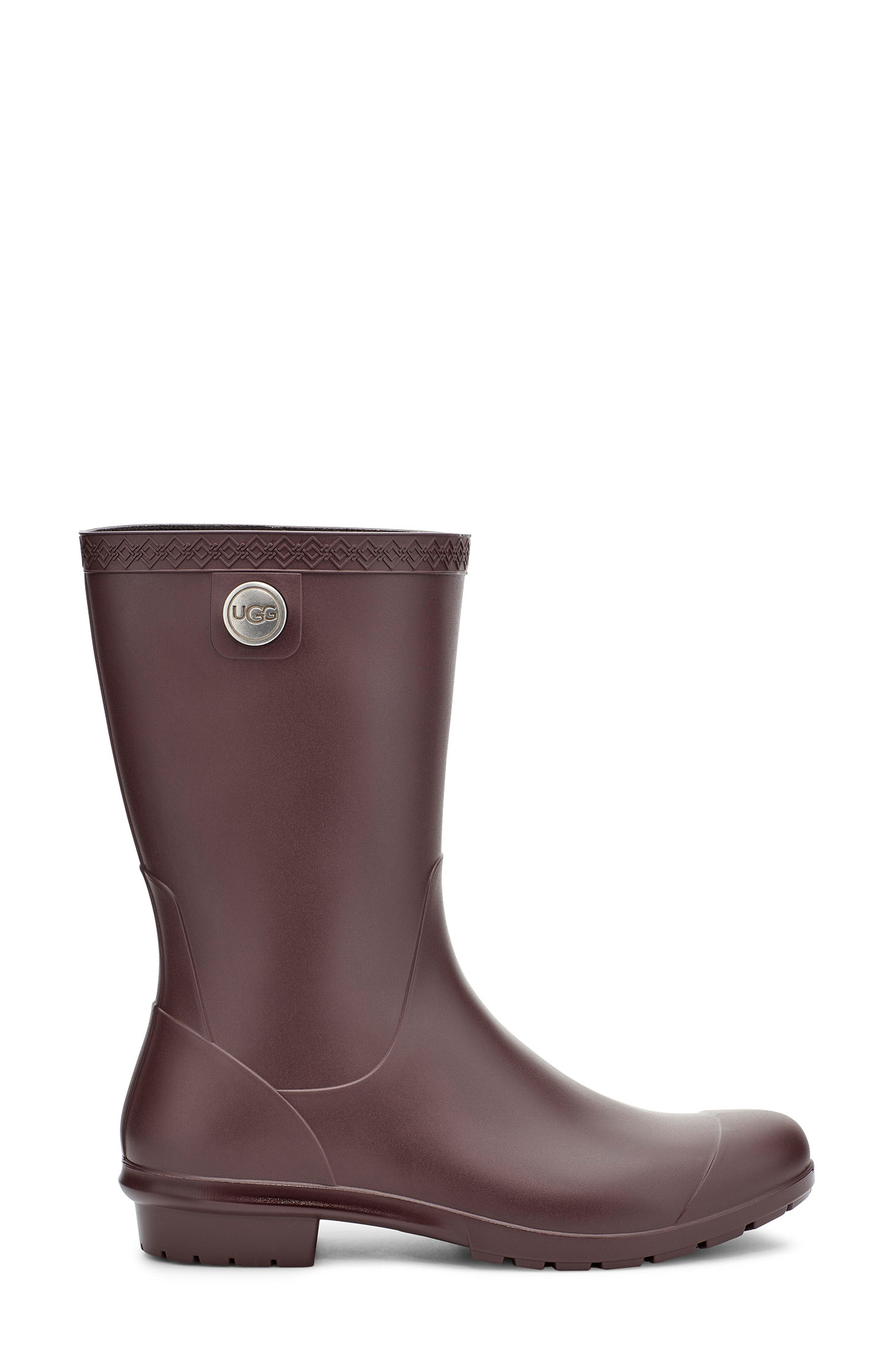 Sienna Rain Boot, Alternate, color, LODGE RUBBER