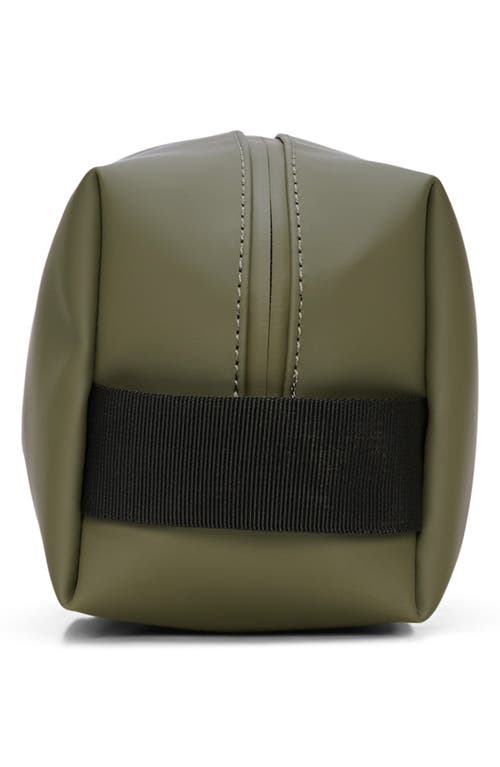 Rains Small Waterproof Toiletry Bag In Green