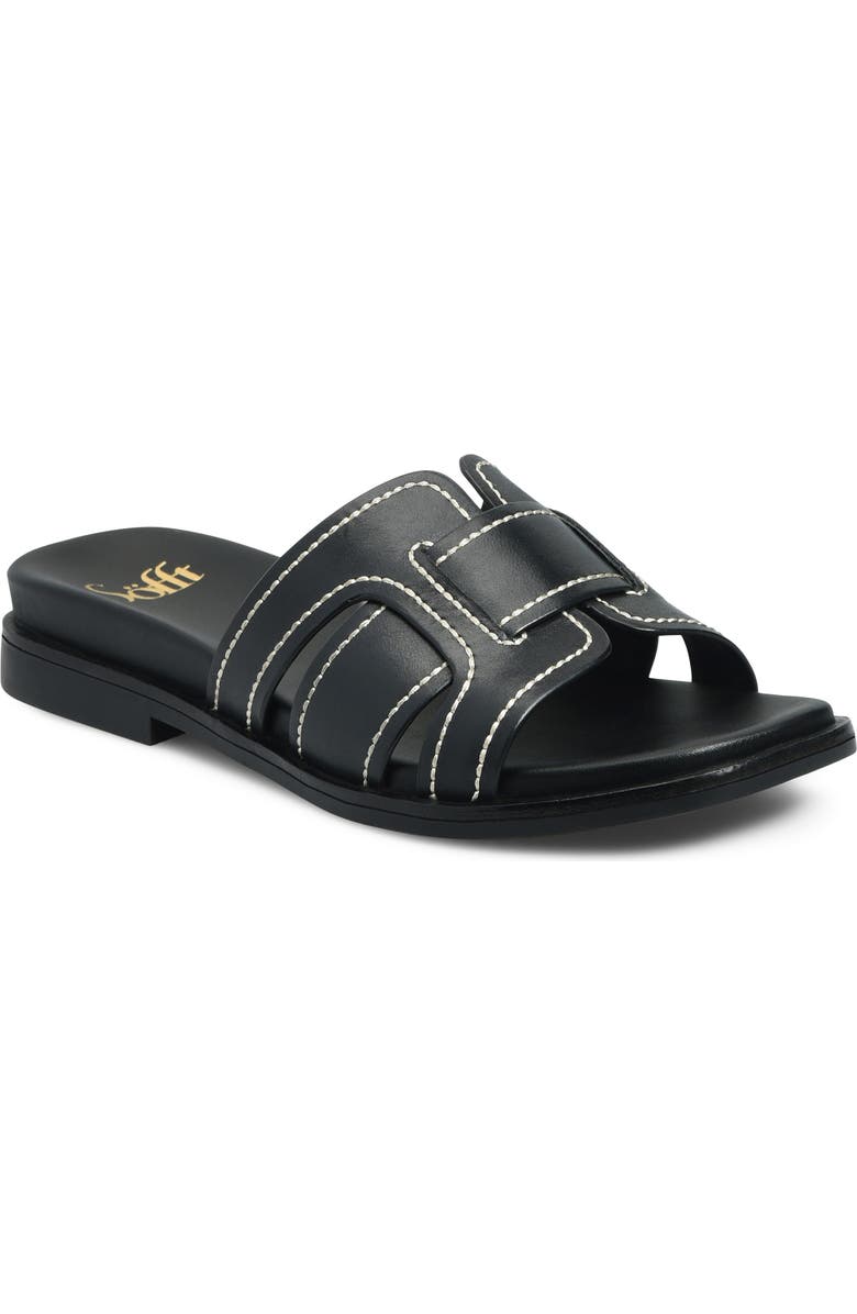 Söfft Rachel Slide Sandal, Main, color, Black