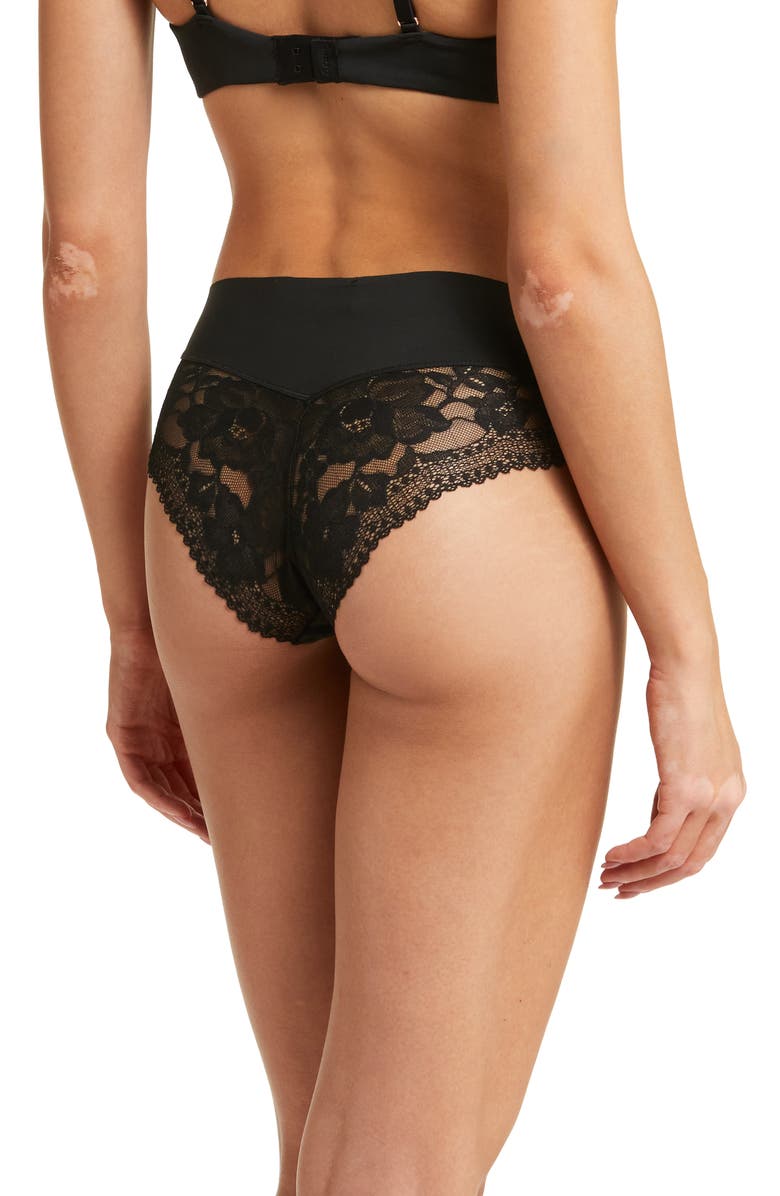 Etam Cozy Lace Back Hipster Briefs, Alternate, color,