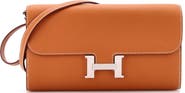 Pre-Owned Hermes Constance To Go Wallet Epsom