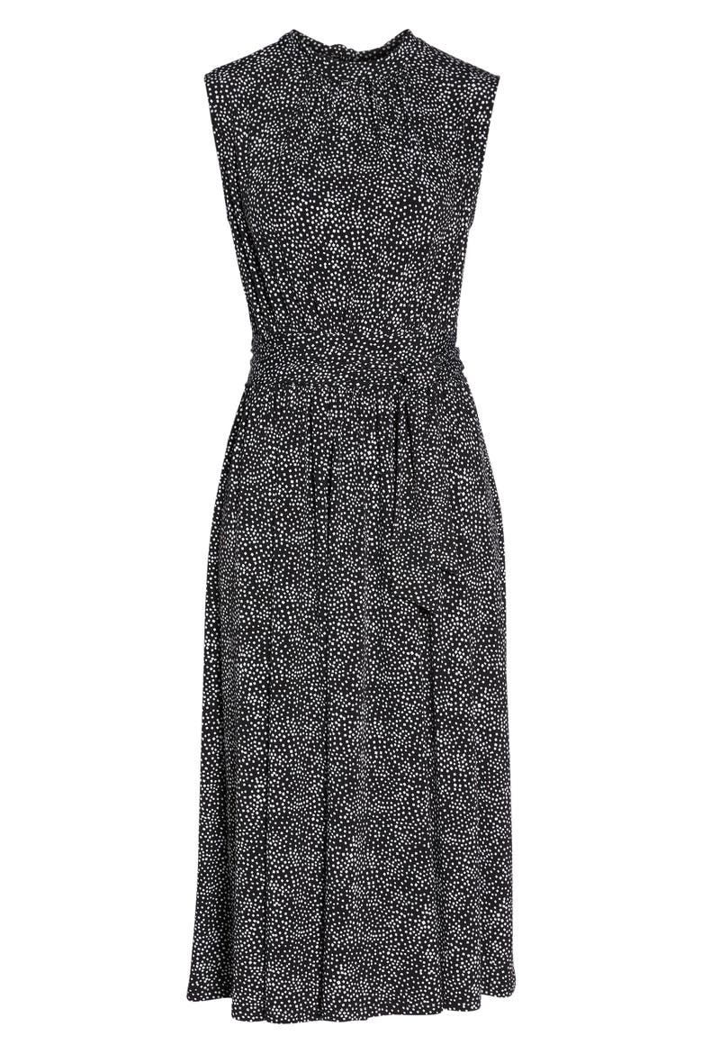 Mindy Print Midi Dress, Alternate, color, SCATTER