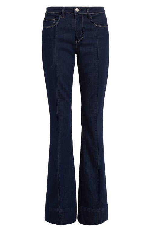 L Agence L'agence Lenora Front Seam Flare Leg Jeans In Koval