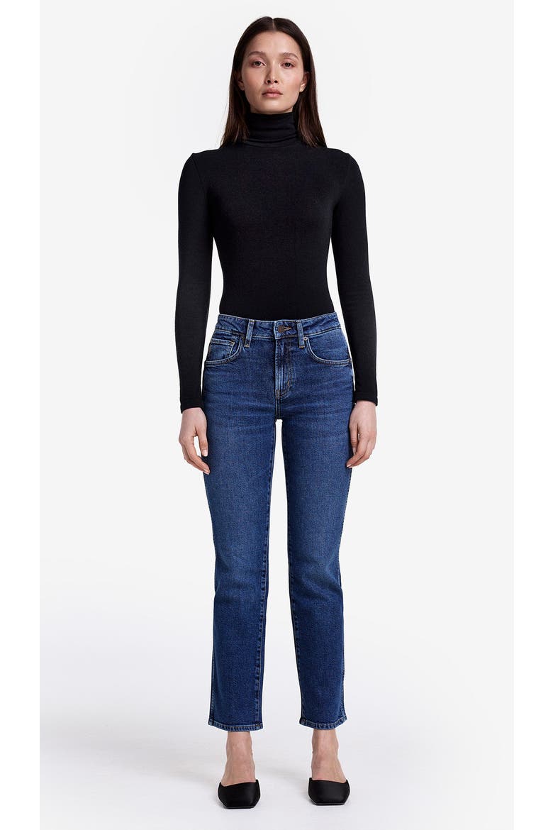 Wren Stretch Mid Rise Crop Straight Jean, Main, color, Vintage Mid Blue