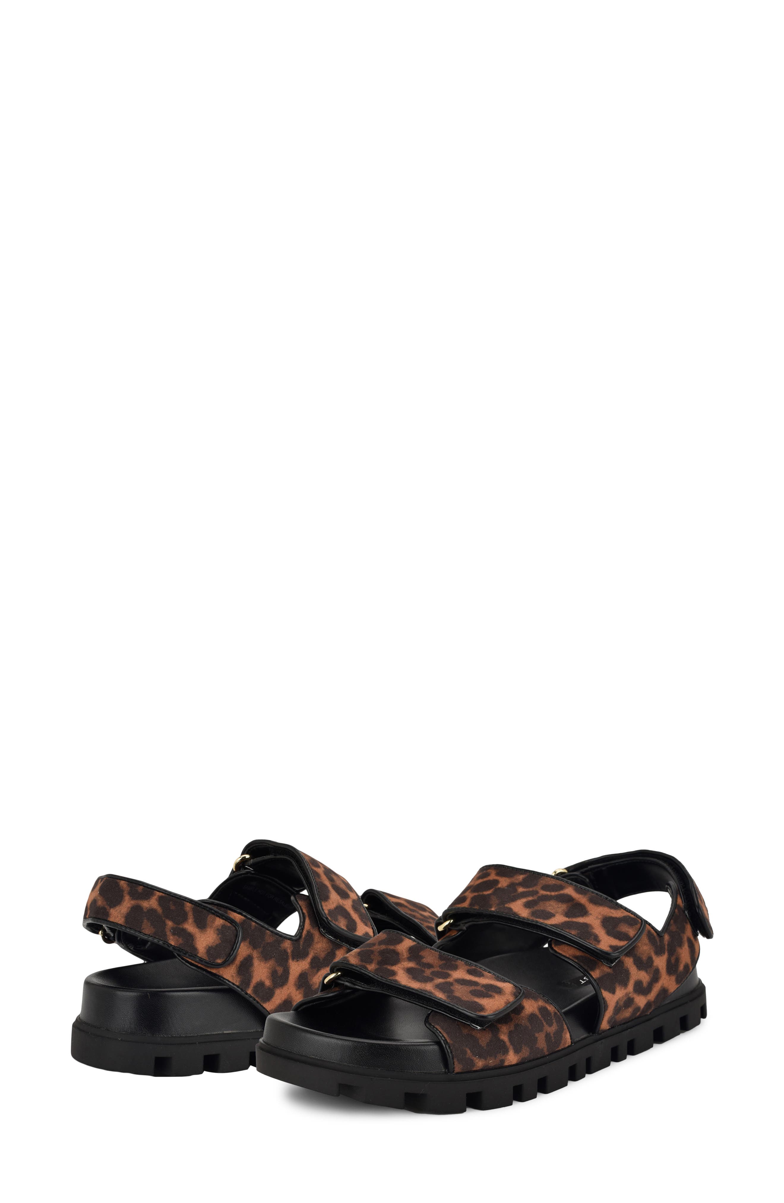 Tillee Quarter-Strap Sandal, Alternate, color, TAN/ BLACK/ BLACK