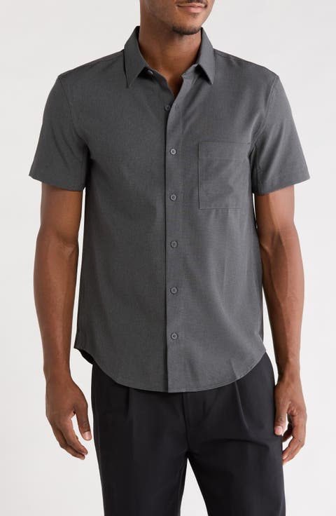 Ripstop Commuter Short Sleeve Button-Down Shirt