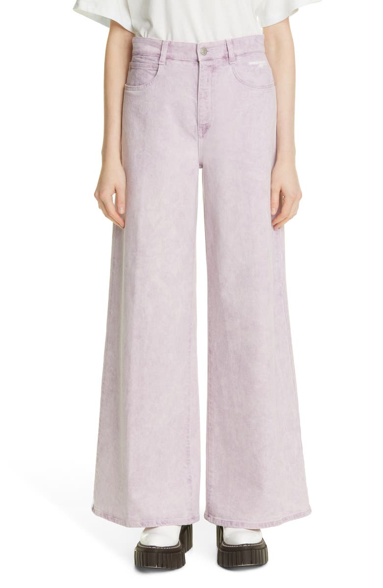 Stella McCartney Flare Leg Organic Cotton Jeans, Main, color,