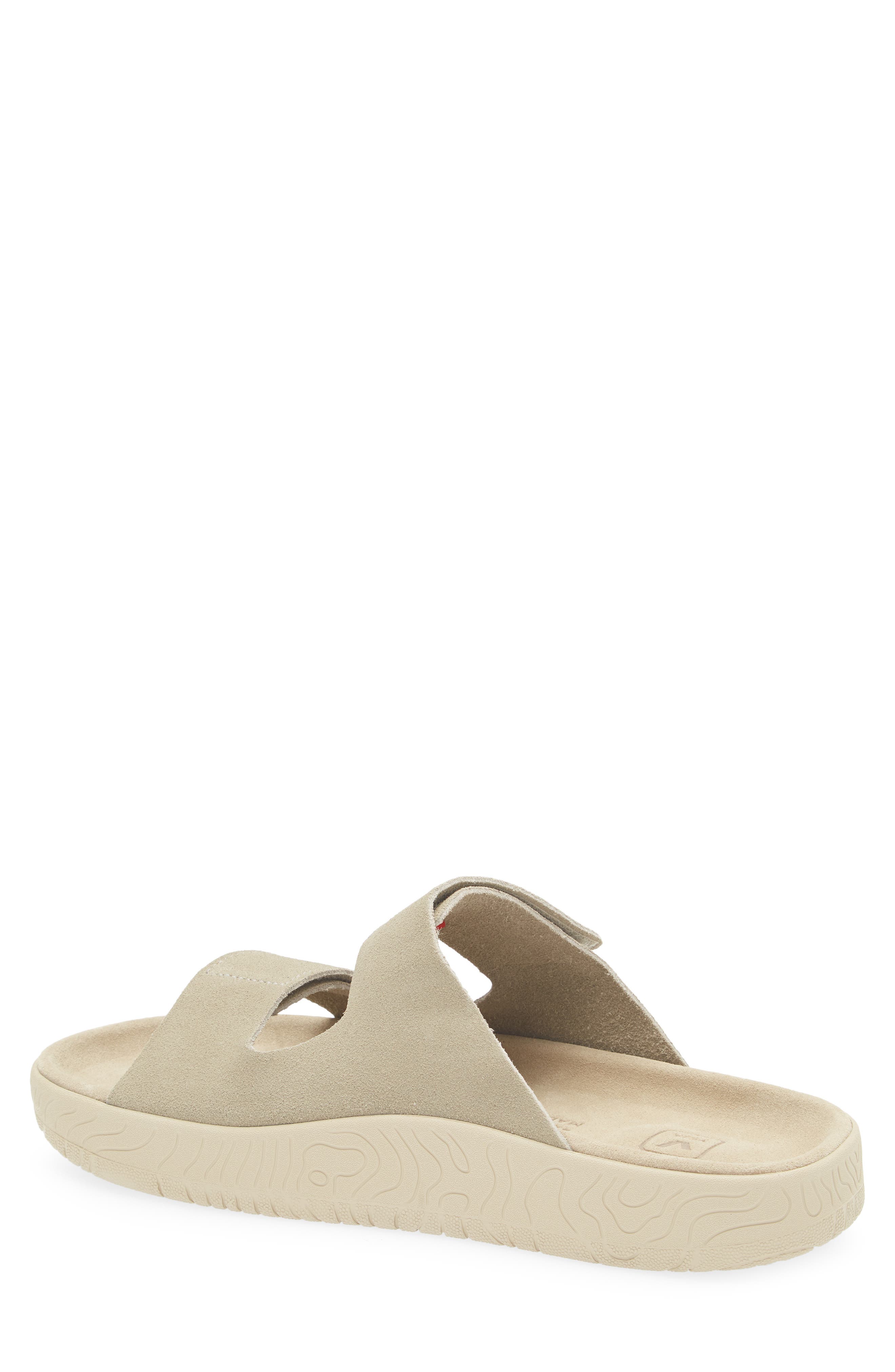 Veja Etna Suede Slide Sandal, Alternate, color, Taupe Almond