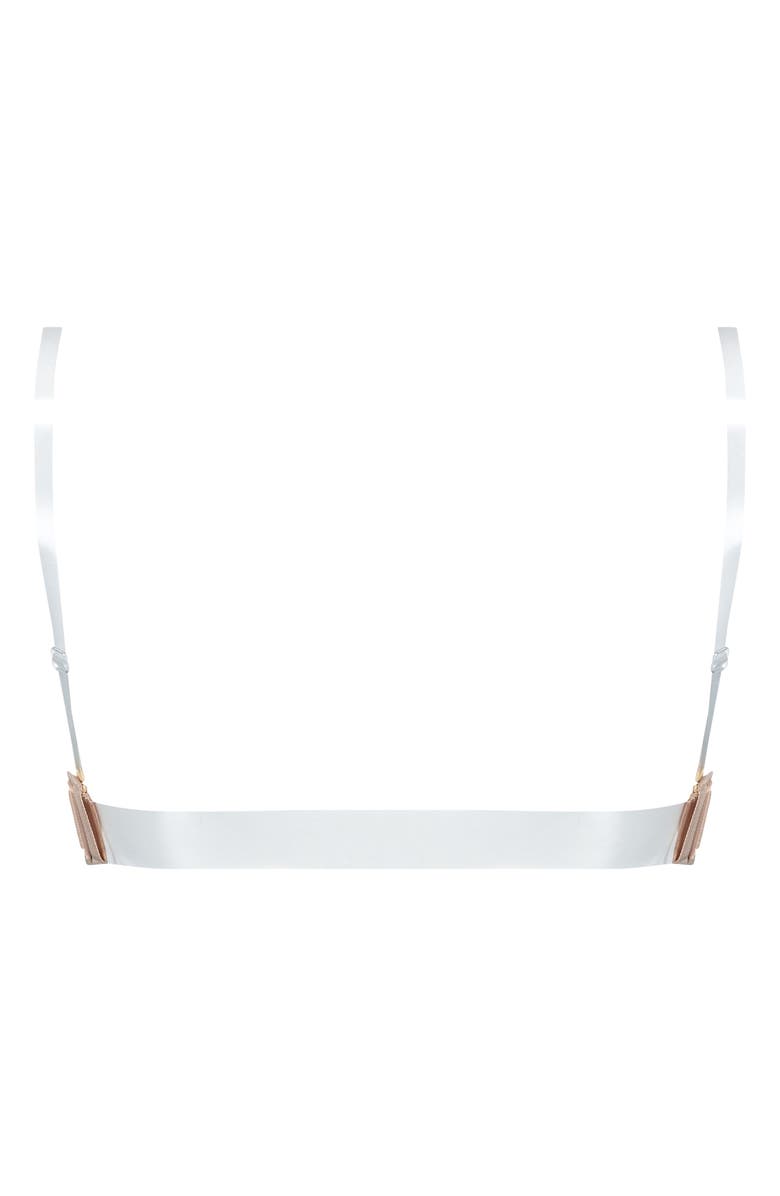 Hunkemöller Transparent Back Underwire Bra, Alternate, color, Rugby Tan