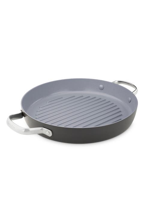 Valencia 11-Inch Anodized Aluminum Ceramic Nonstick Grill Pan