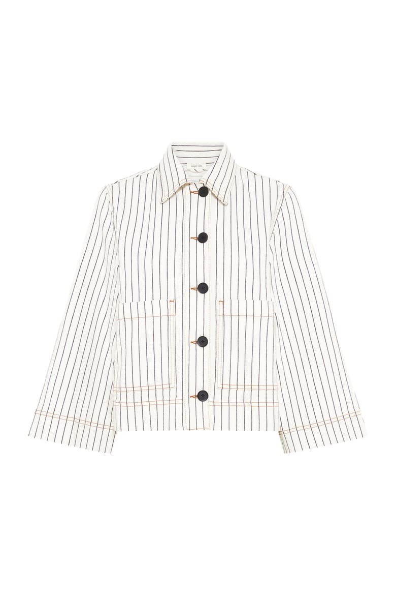 Tamea Relaxed Tailored Box Fit Jacket, Alternate, color, Ecru