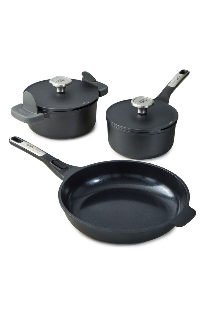 BergHOFF Leo Phantom 5-Piece Cookware Set, Main, color, Black