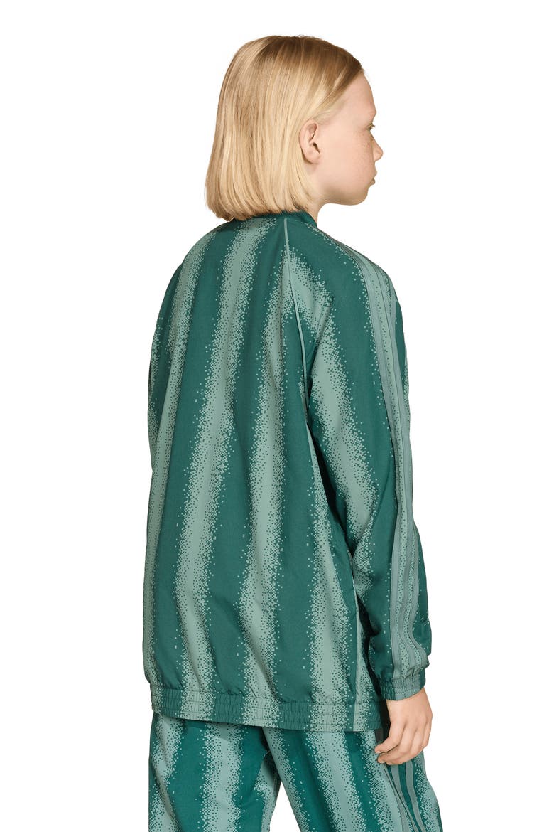 Kids' Minecraft 3-Stripes Track Jacket, Alternate, color, COLLEGIATE GREEN/ TECH EMERALD